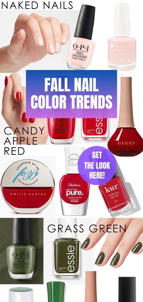 fall 2023 nail color trends fountainof30