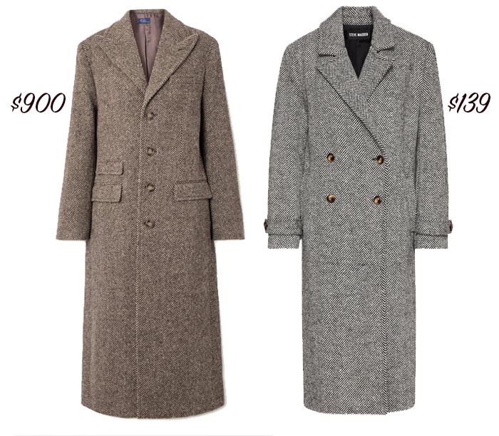 Herringbone Long Coat splurge or steal fountainof30