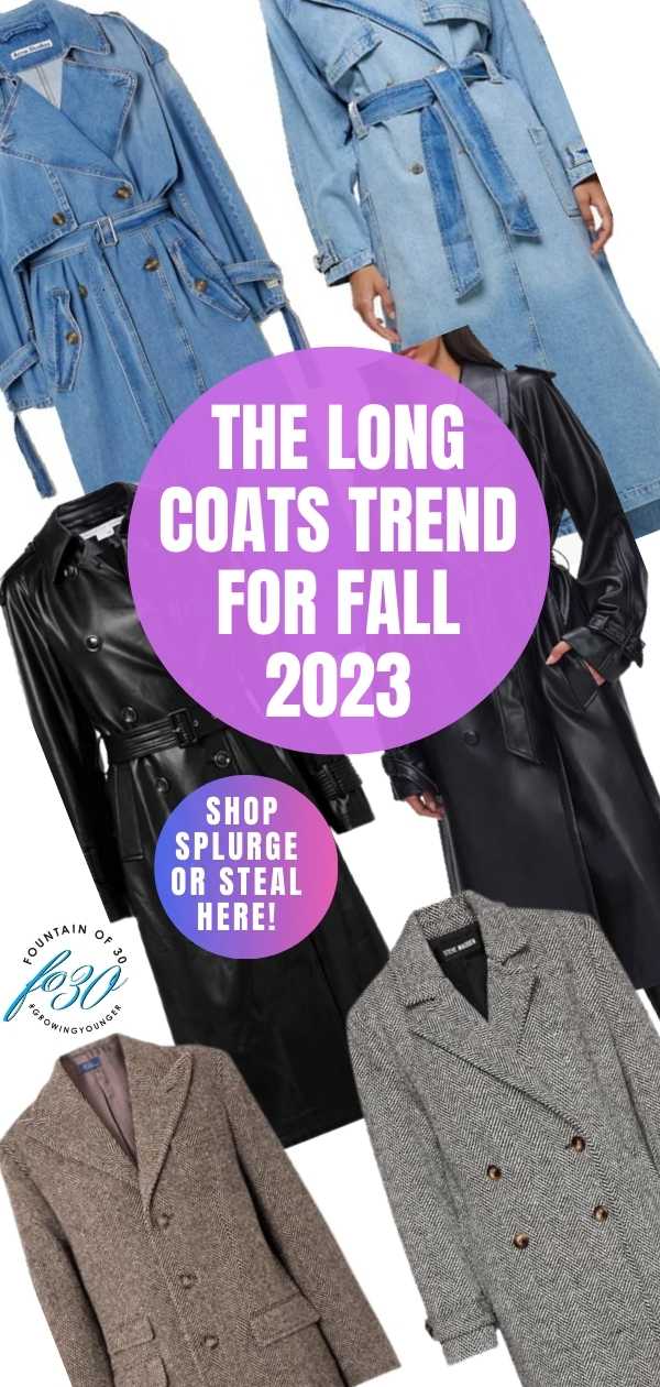 the long coats trend for fall 2023 fountainof30