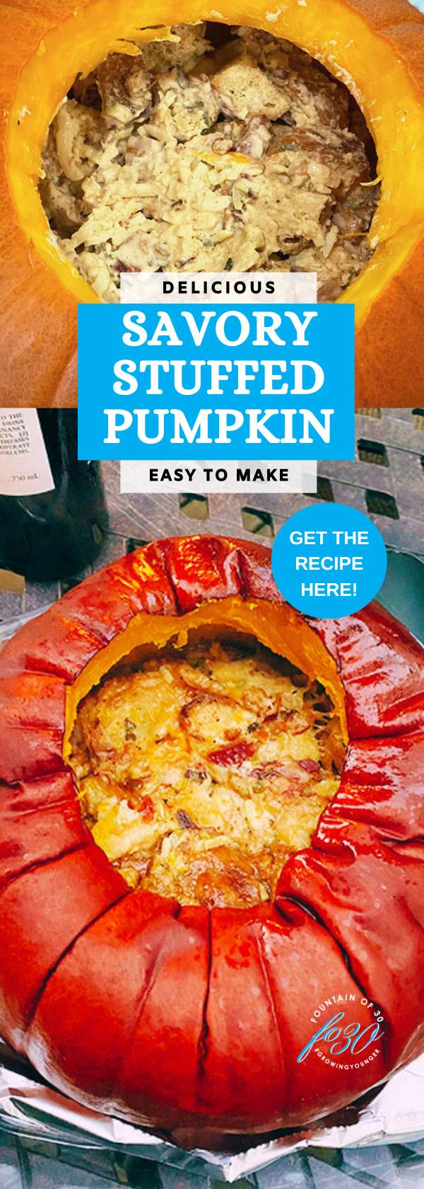 how to make a savory stuffed pumpkin fountainof30