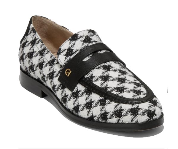 black and white check loafers fountainof30