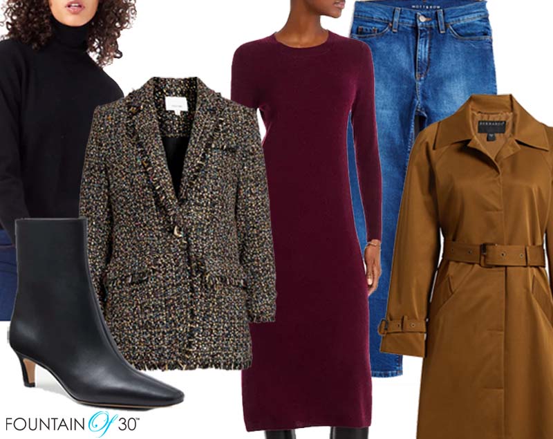 fall capsule wardrobe 10 easy pieces fountainof30