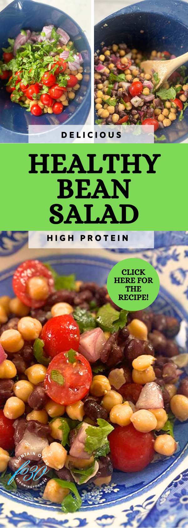 easy healthy bean salad recipe fountainof30