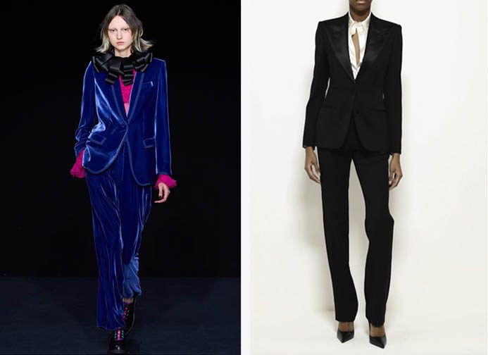 emporio armani velvet suit and tom ford tuxedo jacket and pants