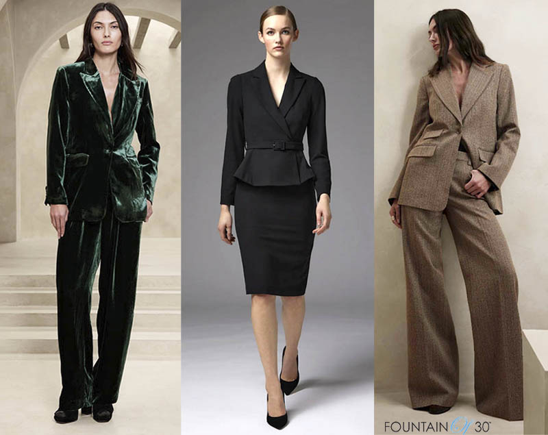 tailored suits fopr women over 50 fountainof30