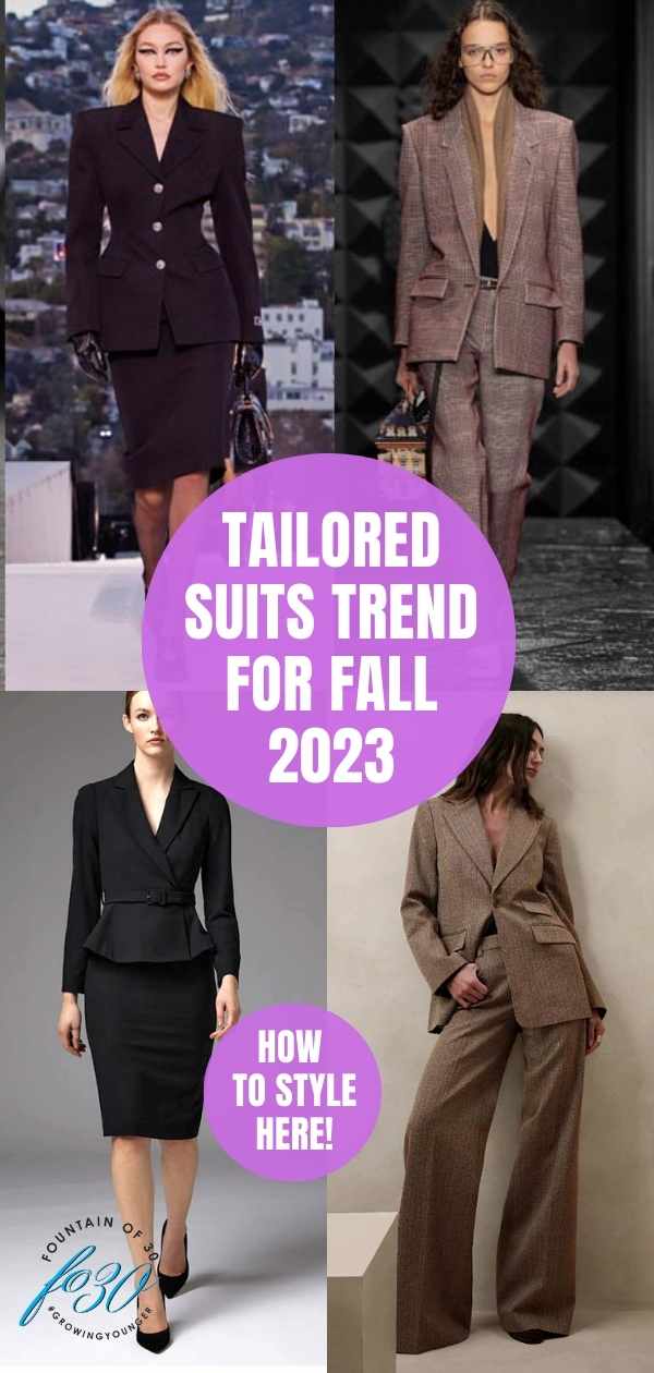 tailored suits trend for fall 2023 fountainiof30 