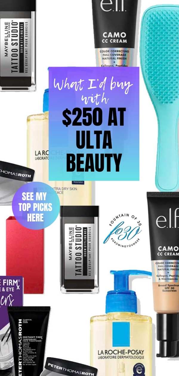 what I would buy at ulta beauty with $250 fountainof30