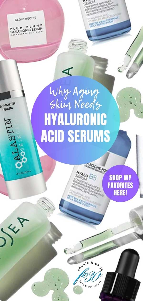 hyaluronic acid serums for antiaging skincare fountainof30