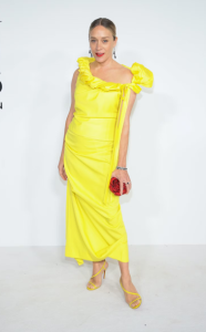 Chloe Sevigny in yellow Christopher John Rogers DFDA Awards 2023 foiuntaionof30