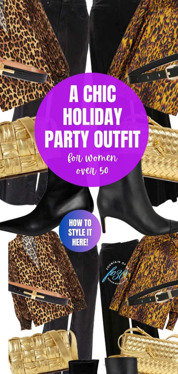 chic holiday party outfit for women over 50 high low styling fountainf30
