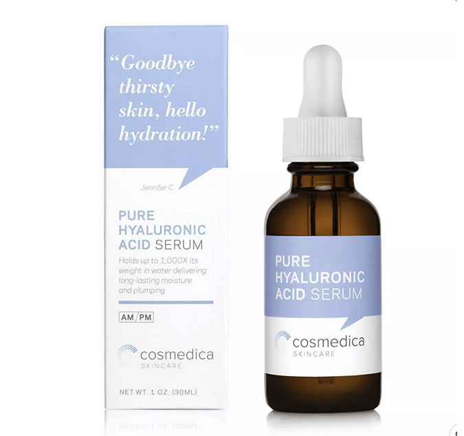 cosmedica pure hyaluronic acid serum fountainof30