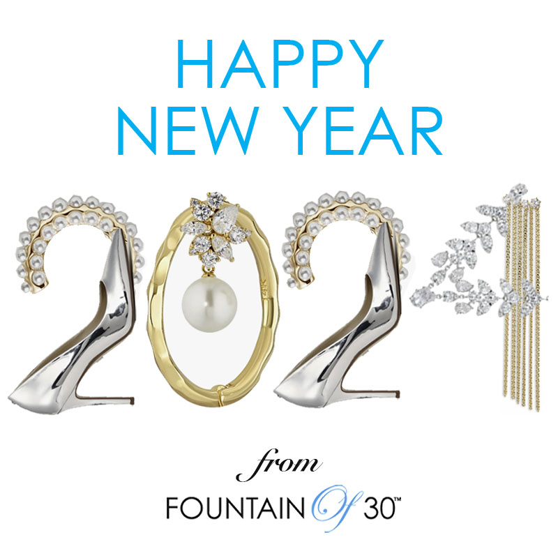 new year 2024 jewelry and fashion numerals fountainof30