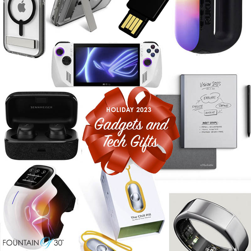 tech gifts holiday 2023 fountainof30