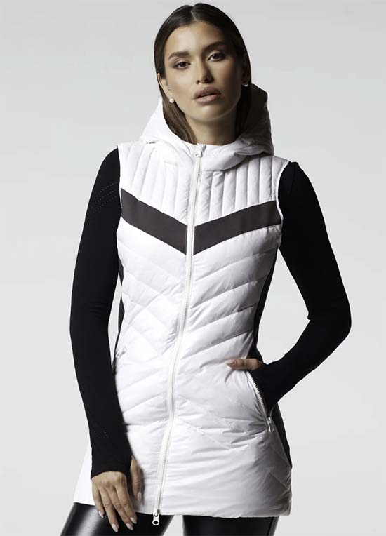 classic puifer vest black and white fountainof30