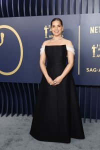 America Ferrera in black Dior gown SAG Awards 2024