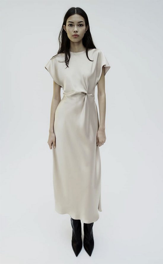 cream silk Date Night Dresses for Women Over 50 fountainof30
