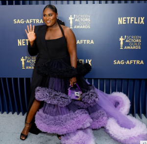 SAG Awards 2024 Danielle Brooks in Christian Siriano 