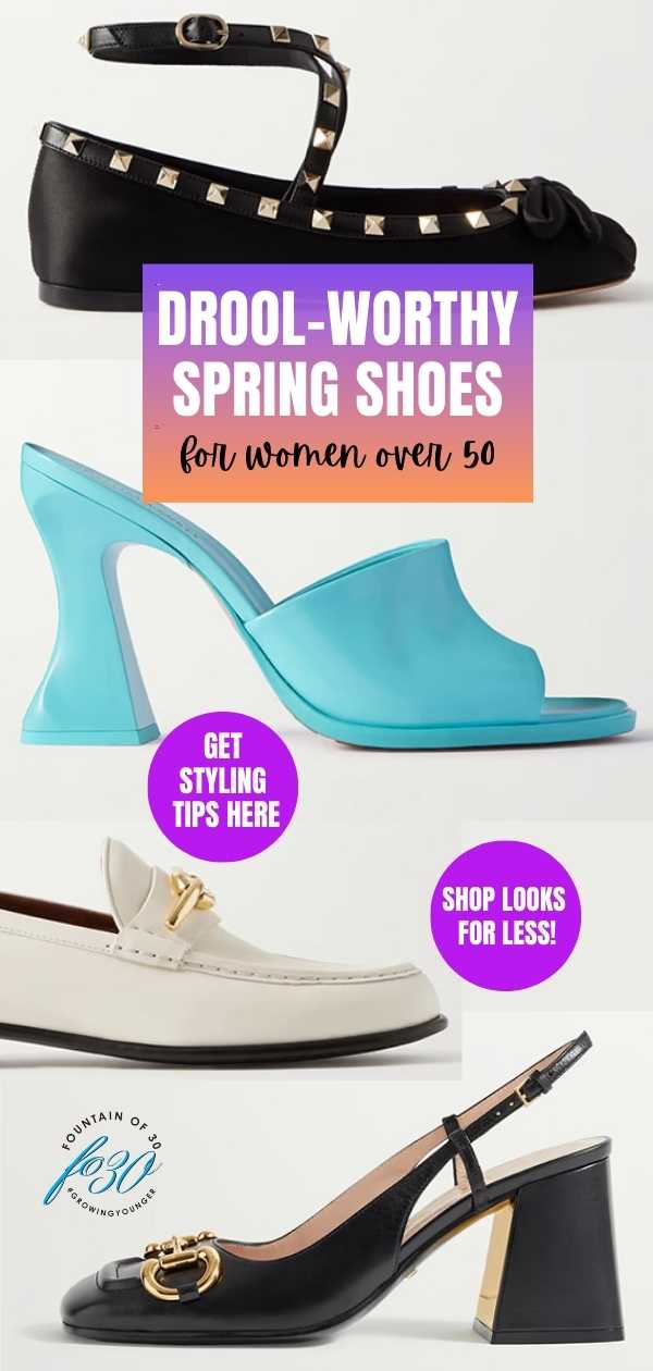 best spring 2024 shoes for women over 50 fountainof30