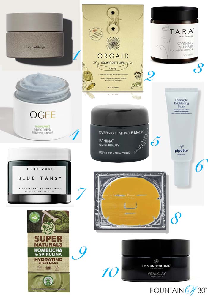 organic facial masks best 10 fountainof30 