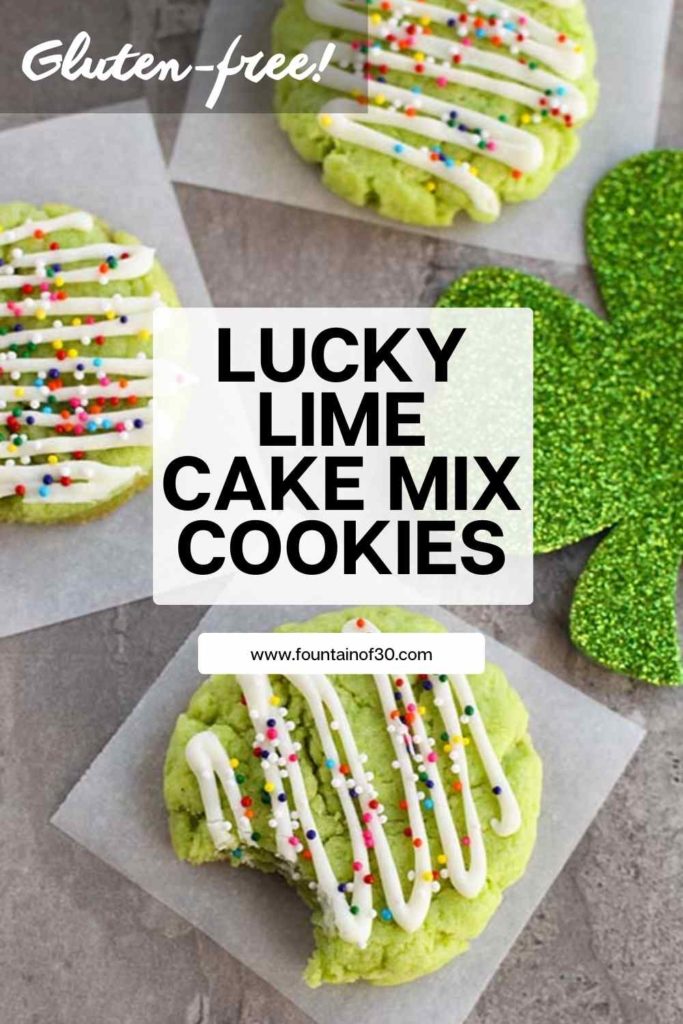 lucky lime cake mix cookies fountainof30