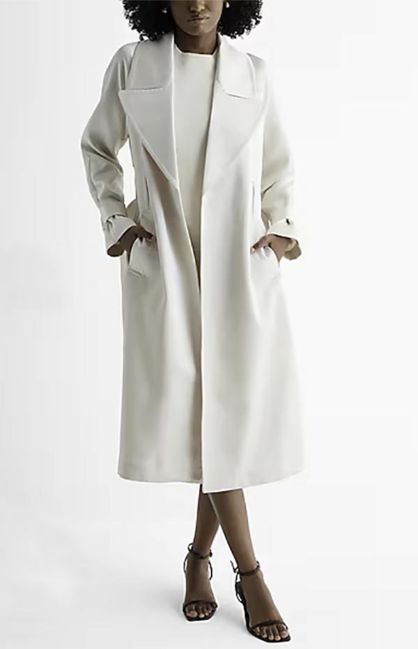 satin trench coat for women over 50 spring trend fountainof30