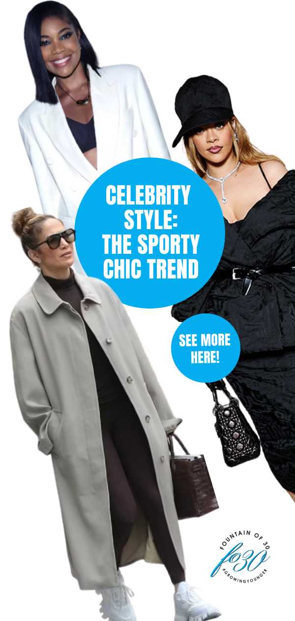 celebrity style the sporty chic trend for spring 2024 fountainof30