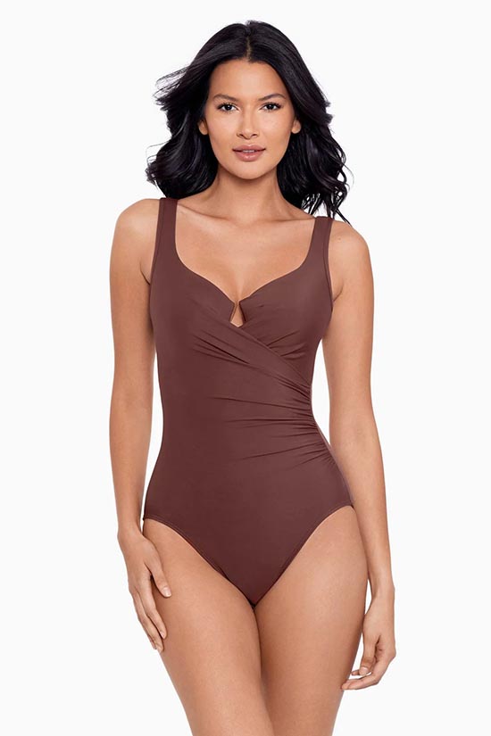 Miraclesuit One Piece Swimsuit molded cups fountainof30
