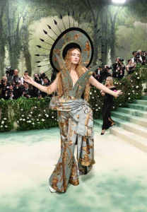 met gala 2024 fashion Harris Reed in Nina Ricci