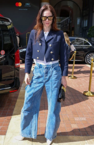 Coco Rocha denim cannes 2024 fountainof30