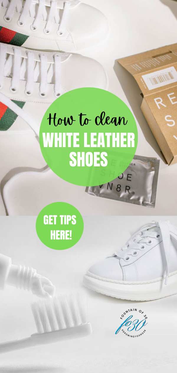 best ways to clean white leather shoes fountainof30