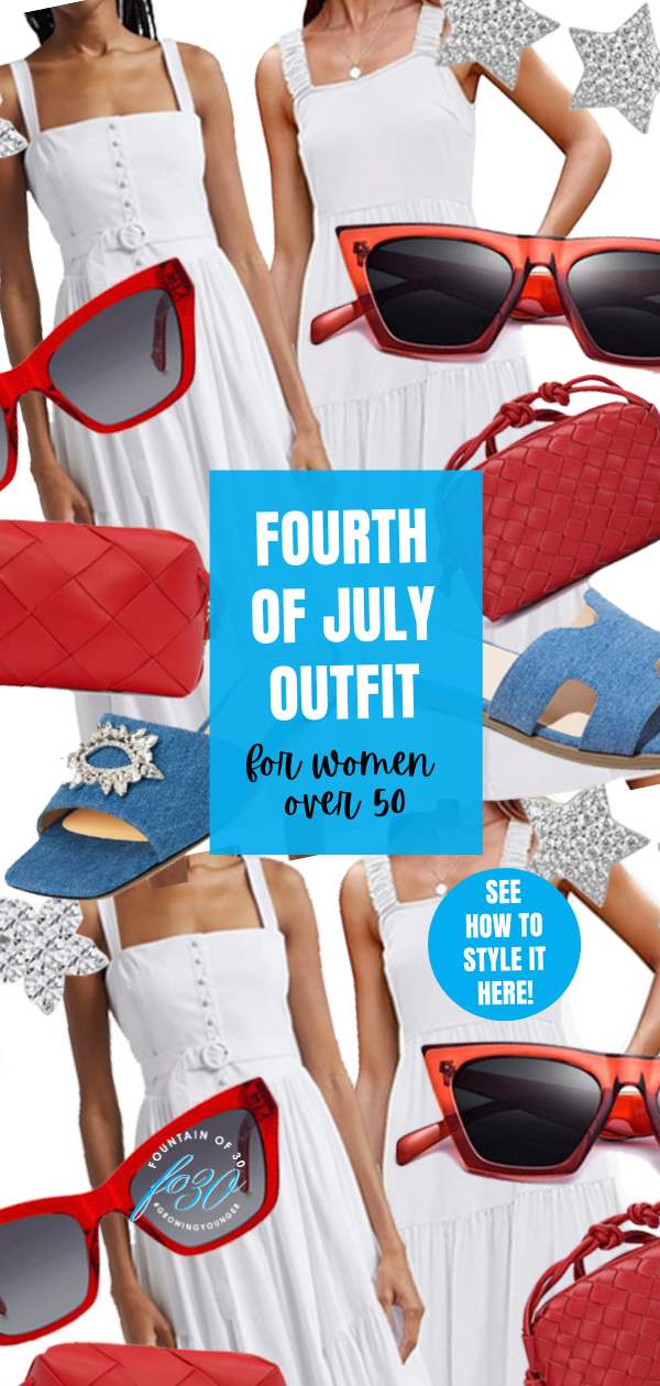 red white and blue outfit for women over 50 fountainof30