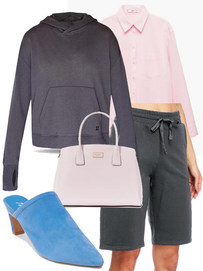 dressy shorts outfit fountainof30