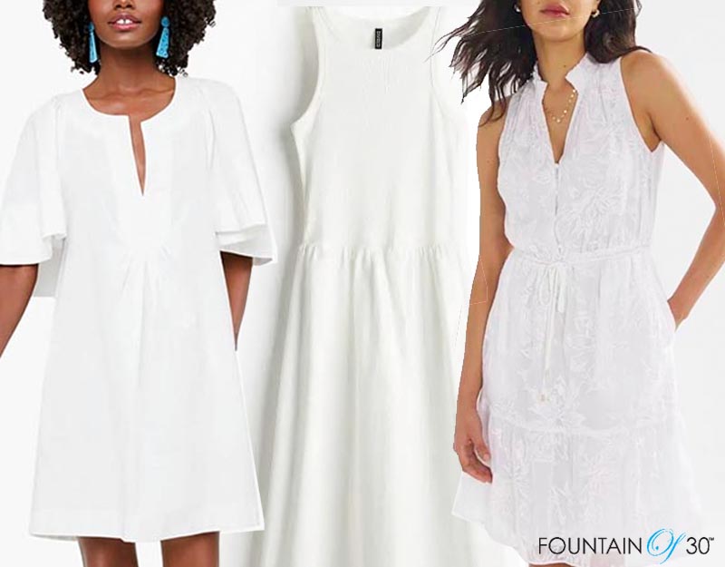 white dresses for summer womne over 50 fountainof30