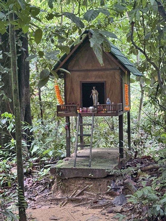 Spirit House in Khao Sok fountainof30