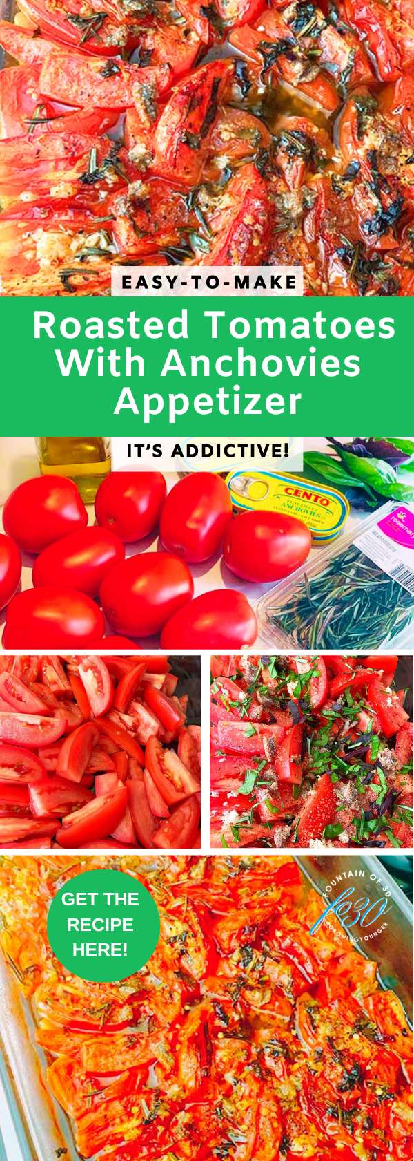 easy appetizer tomatoes anchovies roasted fountainof30