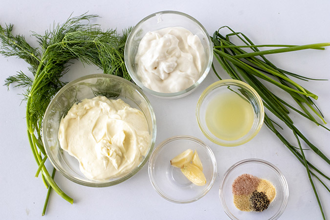 Dill Ranch Dressing ingredients