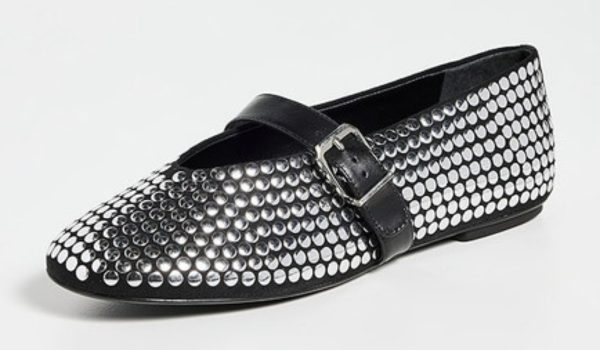 Schutz Eiza Studs Ballet Flats fountainof30