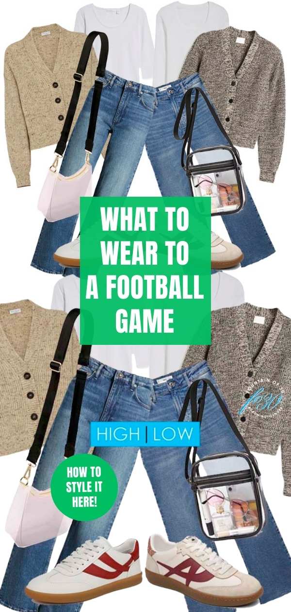 what to wear football game outfit high low fountainof30