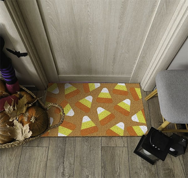 candy corn coir doormat fountainof30