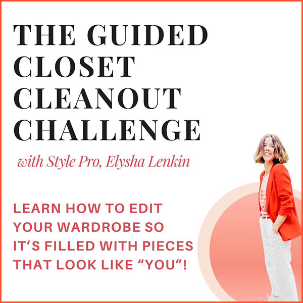 guided closet cleanout challenge. fountainof30