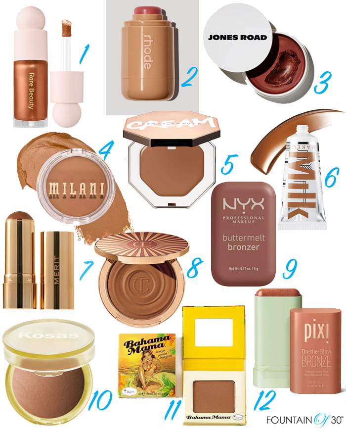 blonzing trend 12 makeup products bronzers fontainof30