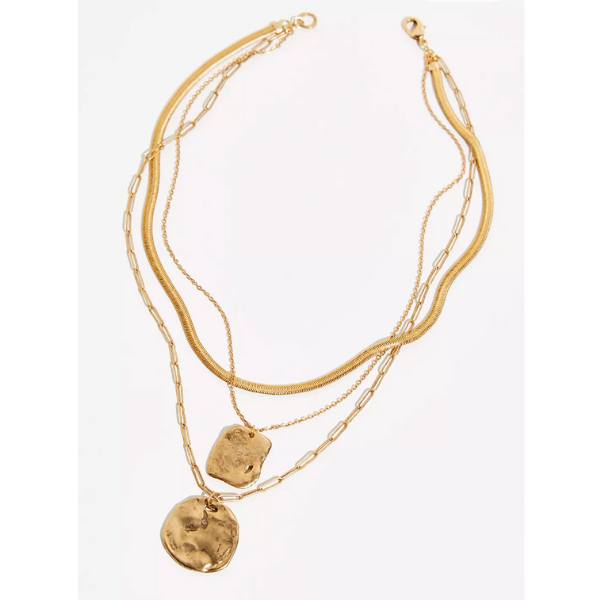 Free People Oversized Coin Necklace fountainof30