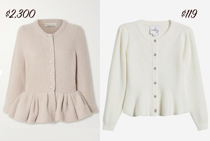 The Peplum Cardigan fountainof30
