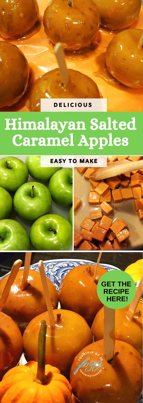easy to make himalayan salted caramel apples recipe fountainof30