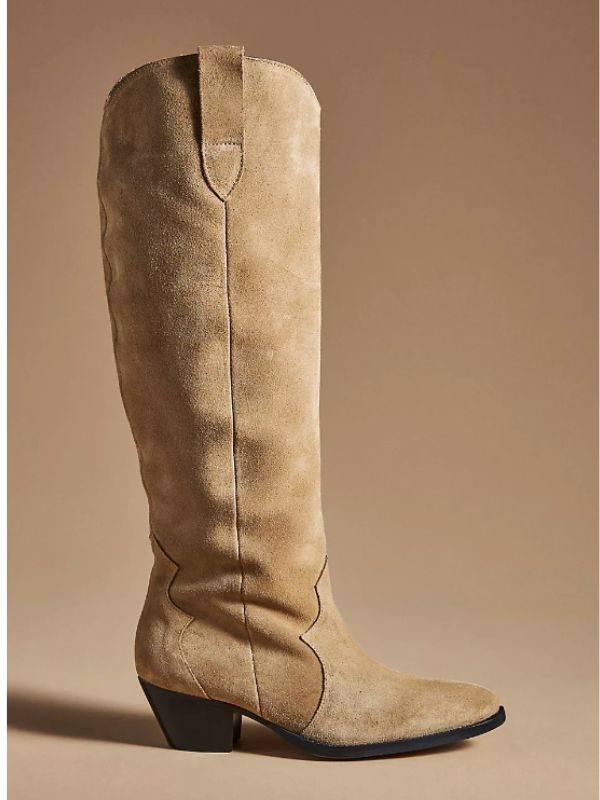 western style knee boot suede fountainof30