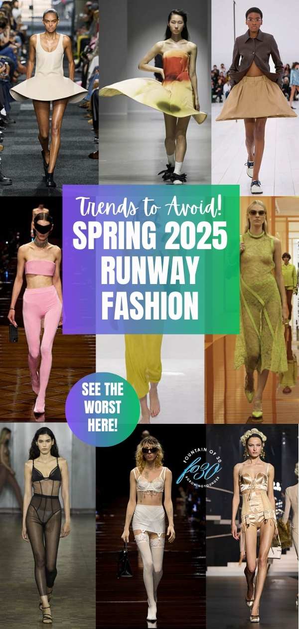 spring 2025 runway fashion trends to avoid fountainof30
