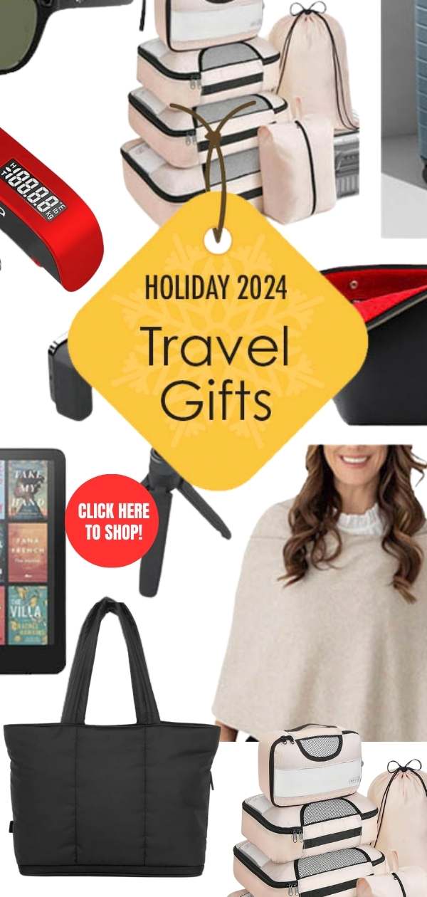 holiday travel gift guide luggage accessories fountainof30