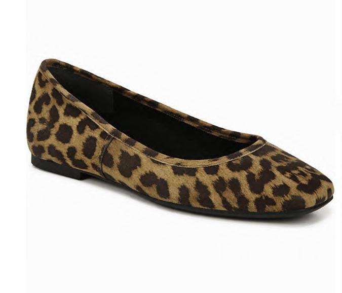 leopard ballet flat