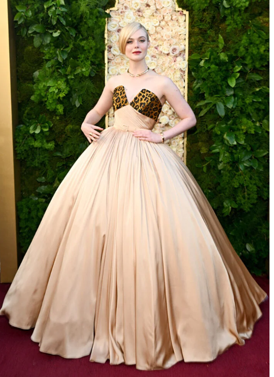 Elle Fanning In Balmain