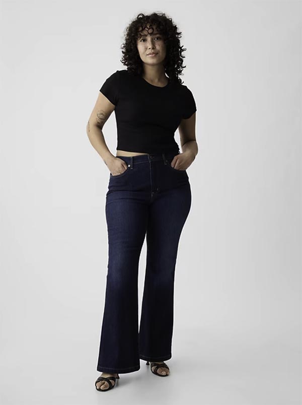 flare leg jeans balance wide hips fountainof30